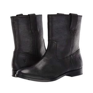 Frye Black Leather Boots